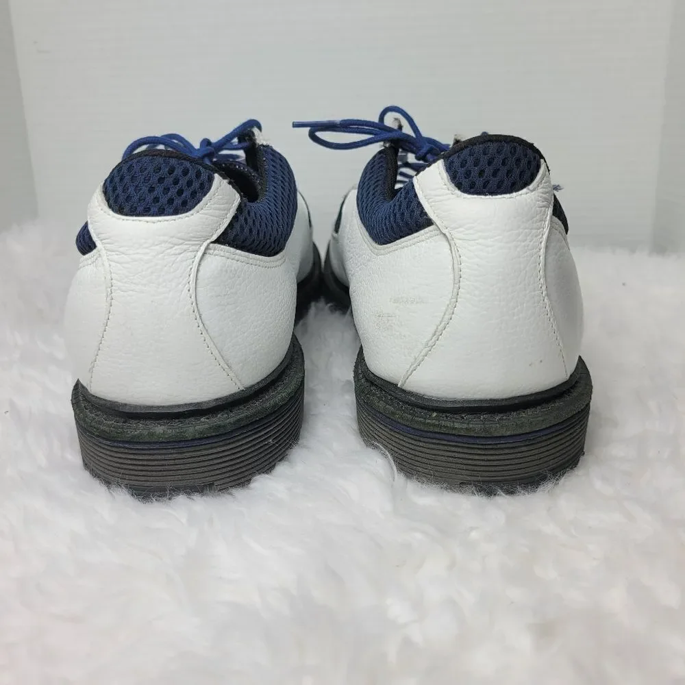 Allen Edmonds Jack Nicklaus Mens Shoes size 11 White Navy Hybrid Spikeless Golf